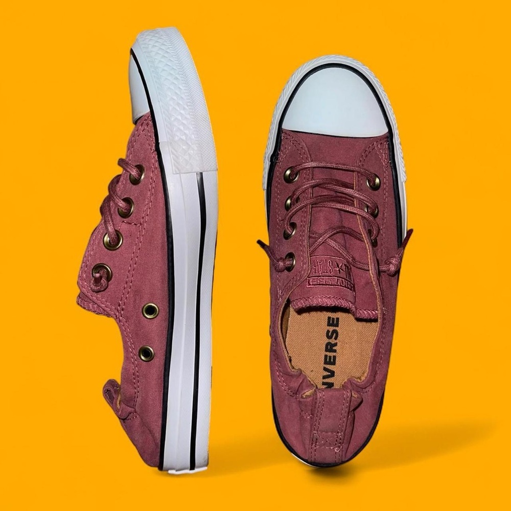 Converse Maroon Low-Top Sneakers